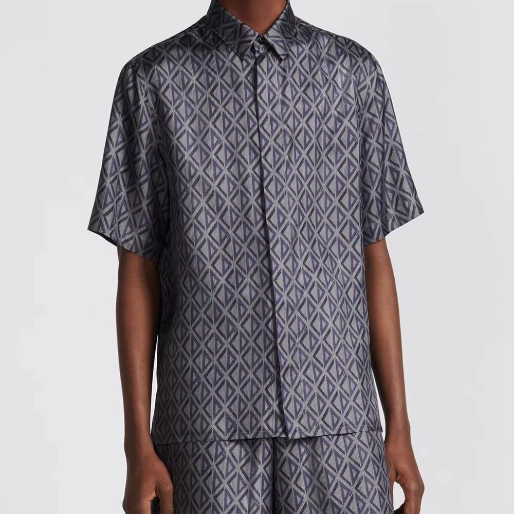 DIOR DIAMOND SHORT-SLEEVED SHIRT